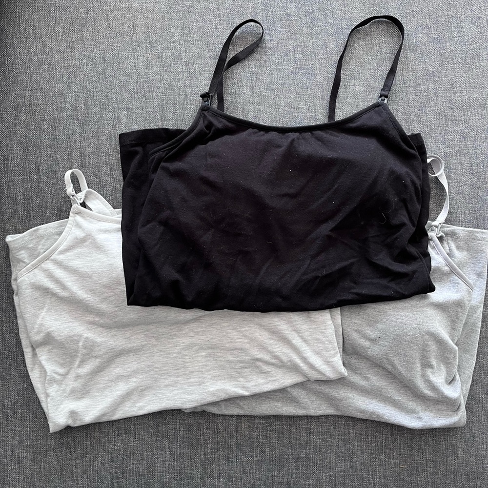 Pea in the Pod Luxe Nursing Tank Set of 3 - S